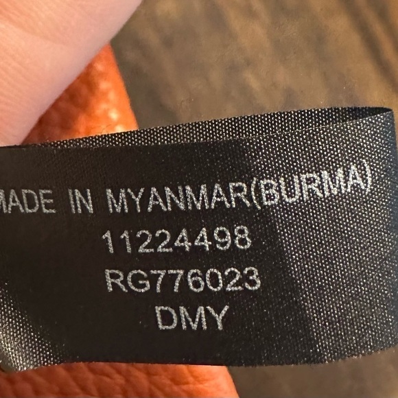 Guess Orange Satchel Top Handle Purse - Picture 12 of 16